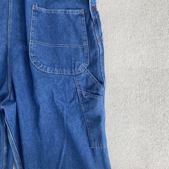 Dickies Jeans Dickie Denim Overalls Indigo Bib Triple Needle Stich
